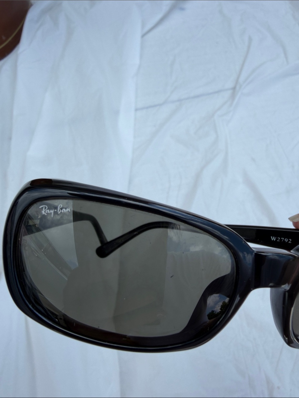 Ray-Ban rituals Black Rectangle Sunglasses - Picture 2 of 8